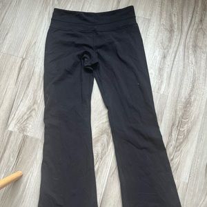 Lululemon black flare yoga pants